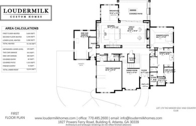 NEW CONSTRUCTION/INDOOR PICKLEBALL COURT! Don't Miss This on Manor Golf and Country Club in Georgia - for sale on GolfHomes.com, golf home, golf lot