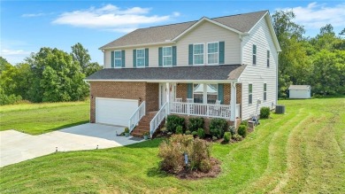 Like-new and truly move-in ready, this stunning 2-story on Oakwoods Country Club in North Carolina - for sale on GolfHomes.com, golf home, golf lot