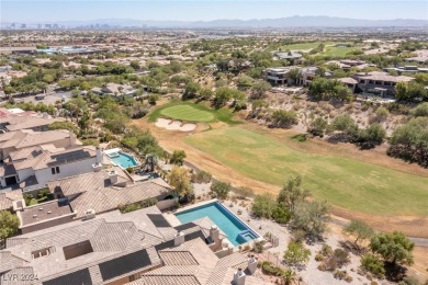 Guard-gated 1-story on extended, elevated lot w/golf course on Red Rock Country Club in Nevada - for sale on GolfHomes.com, golf home, golf lot