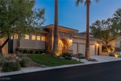 Guard-gated 1-story on extended, elevated lot w/golf course on Red Rock Country Club in Nevada - for sale on GolfHomes.com, golf home, golf lot