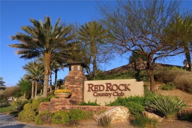 Guard-gated 1-story on extended, elevated lot w/golf course on Red Rock Country Club in Nevada - for sale on GolfHomes.com, golf home, golf lot