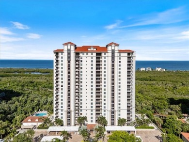 Panoramic Gulf Views from This Elegant 12th-Floor Condo at on Club at Pelican Bay Golf Course in Florida - for sale on GolfHomes.com, golf home, golf lot