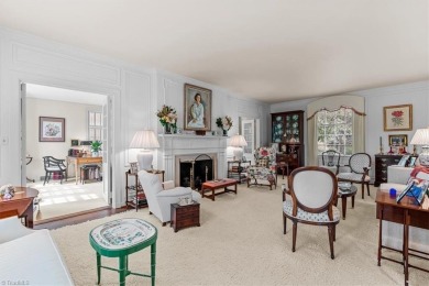 This iconic Old Irving Park home that sits on double lots is on Greensboro Country Club in North Carolina - for sale on GolfHomes.com, golf home, golf lot