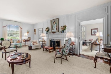 This iconic Old Irving Park home that sits on double lots is on Greensboro Country Club in North Carolina - for sale on GolfHomes.com, golf home, golf lot