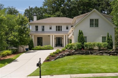 Stunning newer construction with modern flair, ideally located on Bobby Jones Golf Club in Georgia - for sale on GolfHomes.com, golf home, golf lot