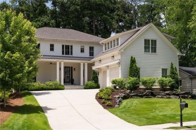 Stunning newer construction with modern flair, ideally located on Bobby Jones Golf Club in Georgia - for sale on GolfHomes.com, golf home, golf lot