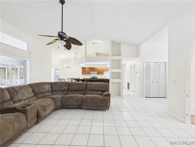 Charming 3-bedroom, 2-bathroom pool home nestled in the serene on Sugarmill Woods Golf and Country Club in Florida - for sale on GolfHomes.com, golf home, golf lot