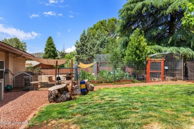 Your Sedona Hobby Farm Awaits: Golf Course Living with Gardens & on Oakcreek Country Club in Arizona - for sale on GolfHomes.com, golf home, golf lot