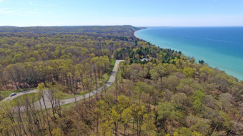 Beautiful views of Lake Michigan, partially cleared 1 acre lot on Bear Lake Highlands Golf Course in Michigan - for sale on GolfHomes.com, golf home, golf lot