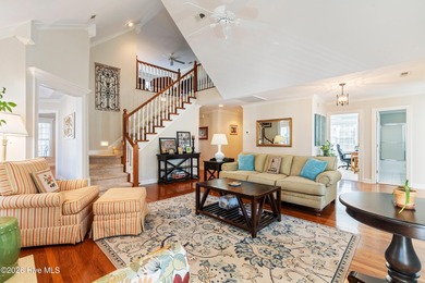 Custom-built home nestled on a quiet cul-de-sac in the highly on Ocean Ridge Plantation in North Carolina - for sale on GolfHomes.com, golf home, golf lot