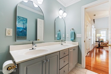 Custom-built home nestled on a quiet cul-de-sac in the highly on Ocean Ridge Plantation in North Carolina - for sale on GolfHomes.com, golf home, golf lot