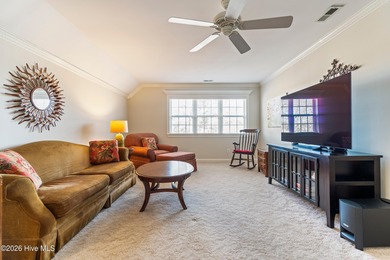 Custom-built home nestled on a quiet cul-de-sac in the highly on Ocean Ridge Plantation in North Carolina - for sale on GolfHomes.com, golf home, golf lot