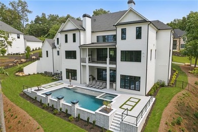 Welcome to a statement home in the prestigious Echelon community on Echelon Golf Club in Georgia - for sale on GolfHomes.com, golf home, golf lot