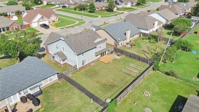 Beautiful 4-bedroom home with 2 versatile flex rooms, currently on Bailey Ranch Golf Club in Oklahoma - for sale on GolfHomes.com, golf home, golf lot