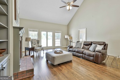 Enjoy the golf course views from this beautifully updated 4bd/3 on Canongate On White Oak Golf Course in Georgia - for sale on GolfHomes.com, golf home, golf lot