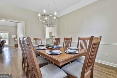 Enjoy the golf course views from this beautifully updated 4bd/3 on Canongate On White Oak Golf Course in Georgia - for sale on GolfHomes.com, golf home, golf lot