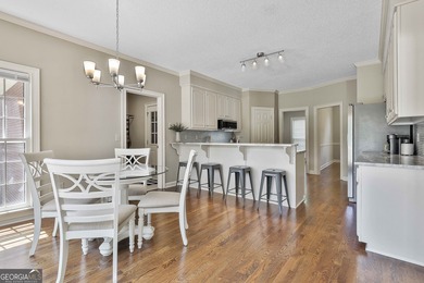 Enjoy the golf course views from this beautifully updated 4bd/3 on Canongate On White Oak Golf Course in Georgia - for sale on GolfHomes.com, golf home, golf lot