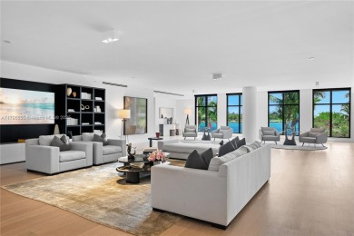LUXURY IN MINIMALISM DESIGNED IN ELEGANT HUES OF GRAY  TAUPES IN on Fisher Island Club in Florida - for sale on GolfHomes.com, golf home, golf lot