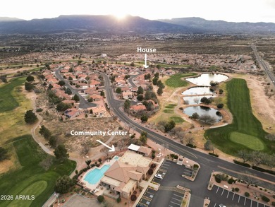 Located in the beautiful Verde Santa Fe community this house on Verde Santa Fe Golf Club in Arizona - for sale on GolfHomes.com, golf home, golf lot