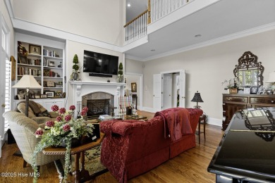This beautiful brick home in River Landing seamlessly blends on River Landing Golf Course in North Carolina - for sale on GolfHomes.com, golf home, golf lot