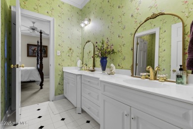 This beautiful brick home in River Landing seamlessly blends on River Landing Golf Course in North Carolina - for sale on GolfHomes.com, golf home, golf lot