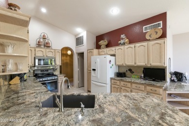 Unique property! 3BR, 3BA Palacia model with a lovely casita in on Oakwood Golf Club  in Arizona - for sale on GolfHomes.com, golf home, golf lot