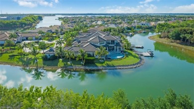 The ultimate waterfront lifestyle awaits in this exclusive on Miromar Lakes Golf Club in Florida - for sale on GolfHomes.com, golf home, golf lot