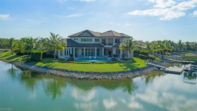 The ultimate waterfront lifestyle awaits in this exclusive on Miromar Lakes Golf Club in Florida - for sale on GolfHomes.com, golf home, golf lot