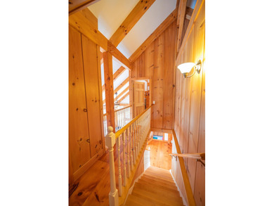 Gorgeous 2003 post and beam with mountain views and great on Hermitage Club Golf Course in Vermont - for sale on GolfHomes.com, golf home, golf lot