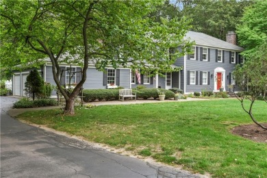 Gracious, classic Colonial home situated on a quiet street in on East Greenwich Golf and Country in Rhode Island - for sale on GolfHomes.com, golf home, golf lot