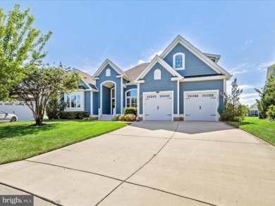 This coastal-style contemporary home is perfectly positioned on on The Peninsula Golf and Country Club in Delaware - for sale on GolfHomes.com, golf home, golf lot