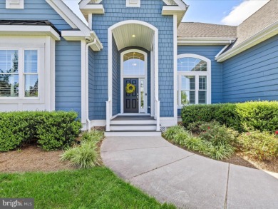 This coastal-style contemporary home is perfectly positioned on on The Peninsula Golf and Country Club in Delaware - for sale on GolfHomes.com, golf home, golf lot