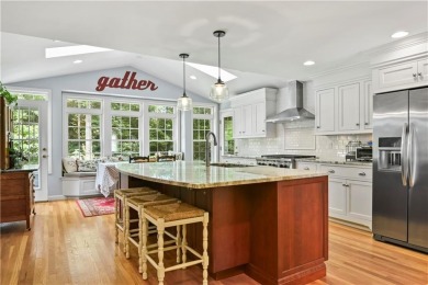 Gracious, classic Colonial home situated on a quiet street in on East Greenwich Golf and Country in Rhode Island - for sale on GolfHomes.com, golf home, golf lot