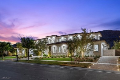 New custom estate home positioned eloquently inside the on Southern Highlands Golf Club in Nevada - for sale on GolfHomes.com, golf home, golf lot