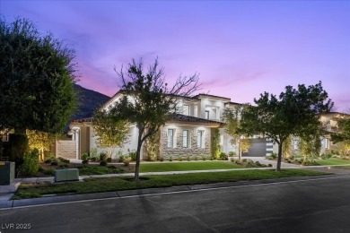 New custom estate home positioned eloquently inside the on Southern Highlands Golf Club in Nevada - for sale on GolfHomes.com, golf home, golf lot
