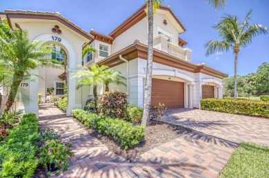 SPECTACULAR golf course views & maintenance-free luxury living on Jupiter Country Club in Florida - for sale on GolfHomes.com, golf home, golf lot