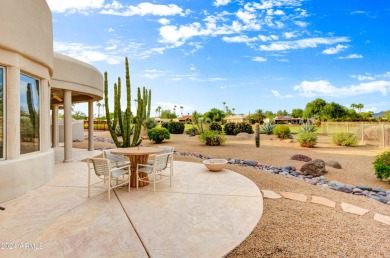 Well built custom Southwest style home on the golf course in Rio on Rio Verde Country Club - Quail Run in Arizona - for sale on GolfHomes.com, golf home, golf lot