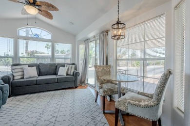 Welcome to your sunny desert retreat in the sought-after Palm on Palm Creek Golf and RV Resort in Arizona - for sale on GolfHomes.com, golf home, golf lot