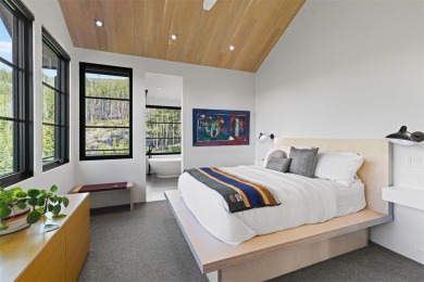 This unique mountain contemporary home on 2.42 private acres in on Breckenridge Golf Club in Colorado - for sale on GolfHomes.com, golf home, golf lot