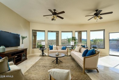 Gorgeous luxury home in tranquil Fountain Hills. Dramatic on Desert Canyon Golf Club in Arizona - for sale on GolfHomes.com, golf home, golf lot