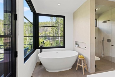 This unique mountain contemporary home on 2.42 private acres in on Breckenridge Golf Club in Colorado - for sale on GolfHomes.com, golf home, golf lot