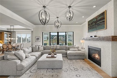 Built by Homes by Chris, this extraordinary 1.5-story home is a on Staley Farms Golf Club in Missouri - for sale on GolfHomes.com, golf home, golf lot