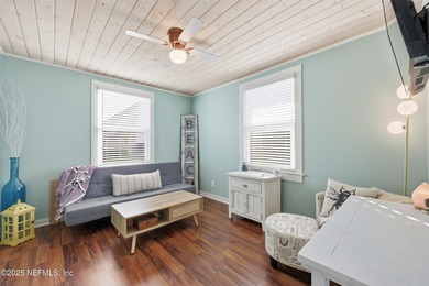 Just a 3-4 minutes walk to the ocean, this updated beach cottage on Jacksonville Beach Golf Course in Florida - for sale on GolfHomes.com, golf home, golf lot