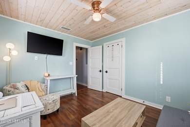 Just a 3-4 minutes walk to the ocean, this updated beach cottage on Jacksonville Beach Golf Course in Florida - for sale on GolfHomes.com, golf home, golf lot