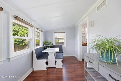 Just a 3-4 minutes walk to the ocean, this updated beach cottage on Jacksonville Beach Golf Course in Florida - for sale on GolfHomes.com, golf home, golf lot