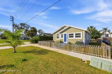 Just a 3-4 minutes walk to the ocean, this updated beach cottage on Jacksonville Beach Golf Course in Florida - for sale on GolfHomes.com, golf home, golf lot