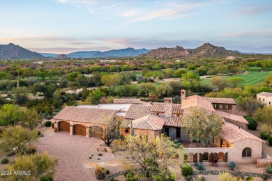 Authentic and timeless Mediterranean design located on a premier on Whisper Rock Golf Club  in Arizona - for sale on GolfHomes.com, golf home, golf lot
