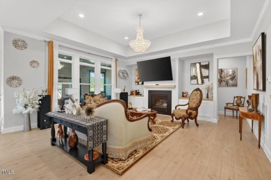 Situated atop a spacious corner lot in Hasentree, this on Hasentree Club in North Carolina - for sale on GolfHomes.com, golf home, golf lot