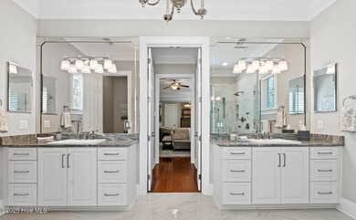 This exceptional home blends timeless Southern charm with on Lockwood Folly Country Club in North Carolina - for sale on GolfHomes.com, golf home, golf lot