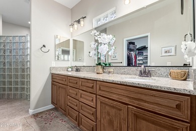 Beautifully designed home featuring 2 bedrooms plus a den and 2 on Sunland Springs Golf Course  in Arizona - for sale on GolfHomes.com, golf home, golf lot